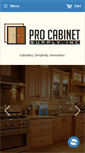 Mobile Screenshot of procabinetsupply.com